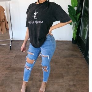 OOTD Fash-Felix Mid Rise Skinny Crop Jeans